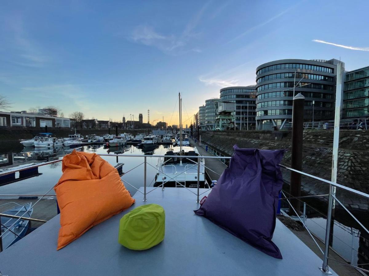 Hausboot Lore Duisburg Buitenkant foto